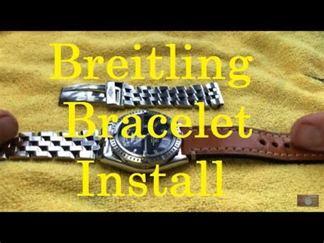 breitling armband ausgeleiert|Mastering the Art: How to Change a Breitling Watch Band.